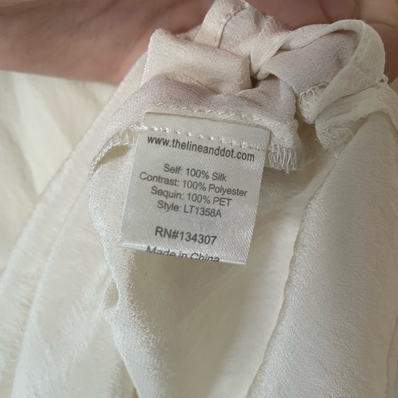 Sequin and Silk blouse - Picture 5 of 8